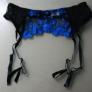 Carnets Strapshalter Strapsg?rtel blau-schwarz 55 NEU