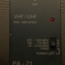 PA 21 Amplifier Scanner Vorverstarker Funkscanner Radio