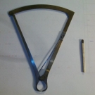 Zehntelmass von 0 - 12,5mm, Glashutter Bauart