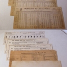 FLUME – antike Masstabellen-Karten fur Unruhwellen U 1 bis …