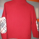 Burberry Rollkragen-Wollpullover, Gr. XS / 34 / 164, bordeaux, Traum