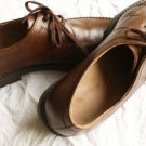 Salamander Schuhe Herbst Winter, braun, aus grobem Leder, Grosse 44