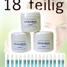 HYALURON Set Hyaluronsaure 3x Creme 15x Ampullen a 2ml