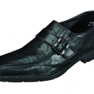 RIEKER Linus LEDER SLIPPER HALBSCHUHE Gr 43 schwarz