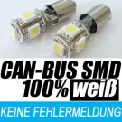 LED SMD Standlicht H6W BAX9s Mercedes W210 C208 +AMG