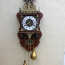 Wanduhr,Saamse Clock mit innen pendel