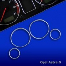 Tachoringe Chrom Opel Astra g Zafira a 4-teilig