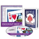 Magic Trick - The Bicycle Knockout Deck with Teaching DVD - Great Value