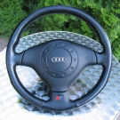 Audi S6 C4 3-Speichen Airbag Lenkrad Leder S4 3 Speichen inkl. Verkleidung