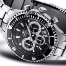 FIREFOX Chronograph UVP 189 € Werbeaktion Flieger- Armband- Herrenuhr Seiko Werk