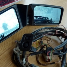 Audi Coupe Urquattro Typ 81/85 E-Spiegel, elektrische Aussenspiegel sehr selten