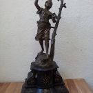 Schöne Figur Zinnguß  (9964)