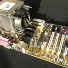 -->Asus P5PL2  DDR2 64bit -->Intel Pentium 4 , 630 , Sl729 , 3GHz  Verax Quattro