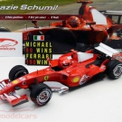 M. Schumacher Ferrari 248 F1 formula 1 2006 winner 5 times Monza 1:18 HotWheels