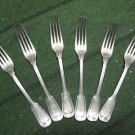 WMF Silber 90er Gabeln mit Monogramm