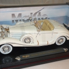 MERCEDES-BENZ 500K 500 K MAHARADJAH WEISS 1/18 MAISTO MODELLAUTO MODELL AUTO