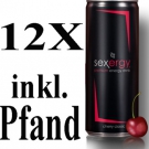 12 Dosen Sexergy Sex Energy Drink Dose Energydrink NEU