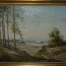 Ölgemälde von Heinz Münnich, (1921-1977), Gebirge Nr 1909/ 380 /6-8