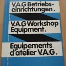 VAG Betriebseinrichtungen VW Audi Stand 09/80 VAG Service Katalog  für Sammler