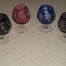 4x Römer Kristall Cognacschwenker - Bunt - Cognacgläser - Cognac Gläser