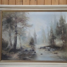 Josef Kugler, Öl auf Leinwand, Landschaft, Gemälde