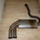 AUDI Urquattro Endtopf Edelstahl Rennsport