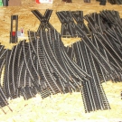 Konvolut 162 Lima Schienen Weichen Anschlusschiene Spur HO