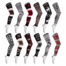 Damen Winter Muster Strick Leggings Norweger Strumpfhose Hose Thermo Strümpfe