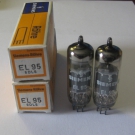 2 Unused EL95 6DL5 Siemens Original Box NOS , Matched Pair