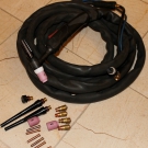 WIG-TIG Schlauchpaket 4 meter TIG17 gebraucht mit Zubehör EN 60974-7