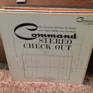 COMMAND Stereo Check Out vinyl LP EX Charles Stark 1960