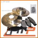 BREMSSCHEIBEN + BREMSBELÄGE BREMSKLÖTZE HINTEN VOLL Ø232 SEAT