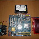 ASRock ConRoe1333-D667 Pentium 3,2 MHz CPU 2GB RAM 256 MB Grafikkarte 120 GB HDD