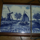 Fliesen - Blau/Weiß -Holland - "Delfts Blauw" -  Käseschneider-handbemalt-BOMA