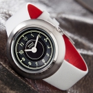 DETOMASO CUTRO UNISEX HERRENUHR DAMENUHR WEISS EDELSTAHL ZIFFERBLATT SCHWARZ NEU