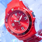 DETOMASO COLORATO WATCH 40 mm M RED DAMENUHR SILIKON ROT NEU