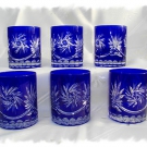 Kristall gläser Whiskygläser Geschenkidee Whisky Geburtstag 6 Stück Ostern blau