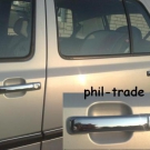 VW Golf 3 / III - Vento Chrom - Türgriffe / Schalen