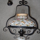 DEKORATIVE LAMPE IM LANDHAUSSTIL