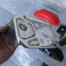 Blech Vergaser Vergaserabschirmblech Chrom  NEU Opel Rekord P 1 P 2 A