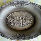 WMF Zinnschale oval 28,5x18,5x4,5 cm, lebensmittelecht, feuerfest, pflegeleicht 