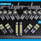 Innenraumbeleuchtung Set 54 LED 3 Chip SMD CANBUS BMW X5 E70,  M 