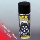 Einzelflasche PLASTI DIP 400ml Felgenfolie schwarz matt Felgen Folie Sprühfolie