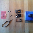 Canon PowerShot S90 Digitalkamera - DEFEKT - Display - Blitz - Ersatzteile