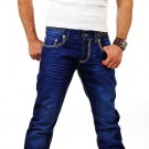 TAZZIO HERREN DENIM JEANSHOSE JEANS HOSE NIETEN DICKENAHT STYLE TZ-5146 NEU