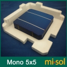 10 pcs of Solarzellell 5x5 2.8w, Klasse A, monocrystalline cell, DIY solar