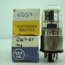 6SQ7GT = 6G2 = GT6SQ7 TUBE. MIXED BRANDS.  NOS TUBE. RC41.