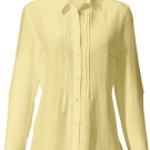 Feine atmungsaktive Biesen-Bluse