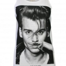 ELEVEN PARIS Damen Tank Top Shirt "Jepy Johnny Depp" in weiß *NEU*