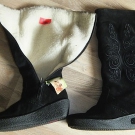 Rieker Stiefeletten - Winter ,Echt Leder, Schnurwollfutter Gr 36